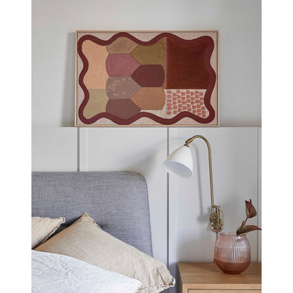 Wavy Plum - Framed Giclee print
