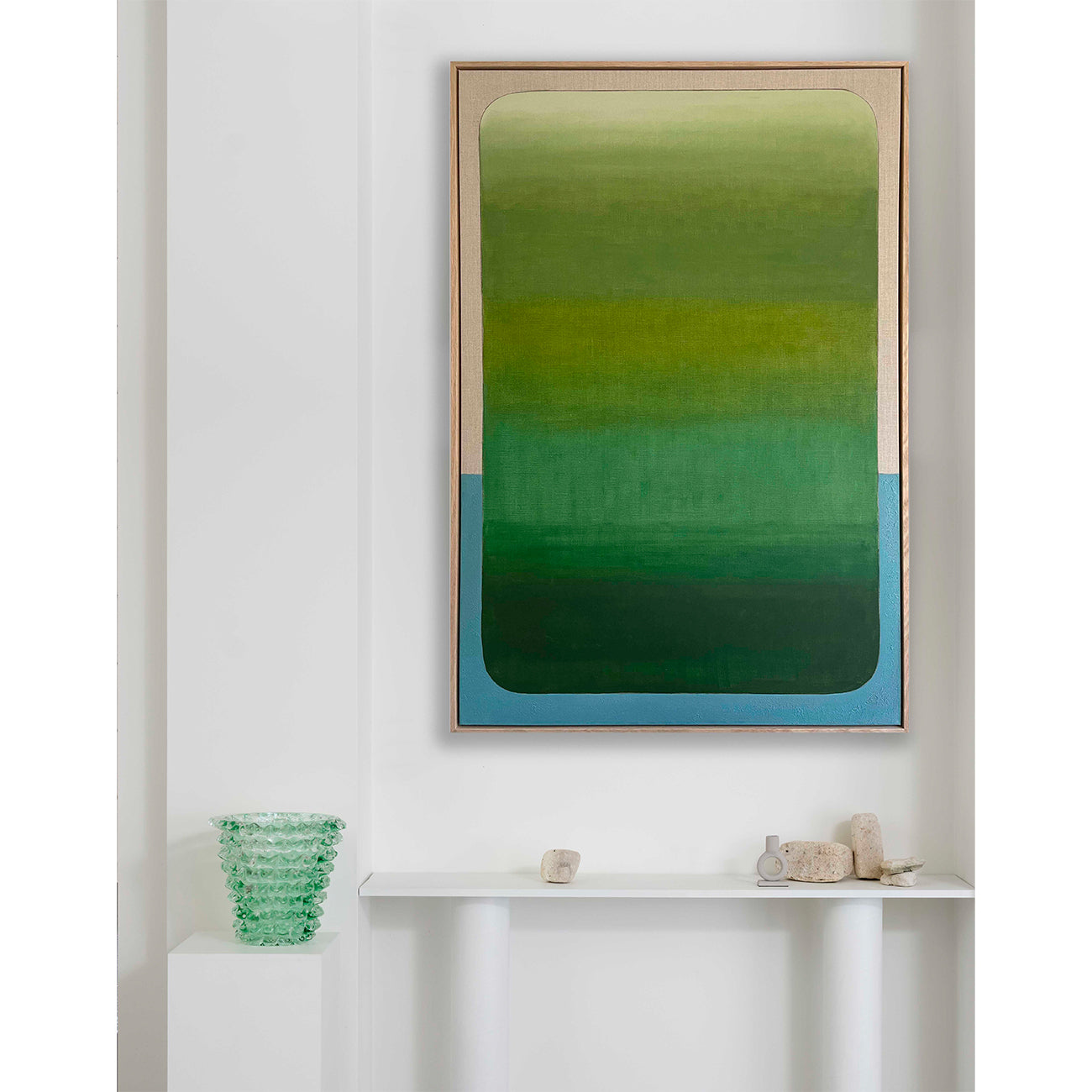 Green Ombre - Framed Giclee Print