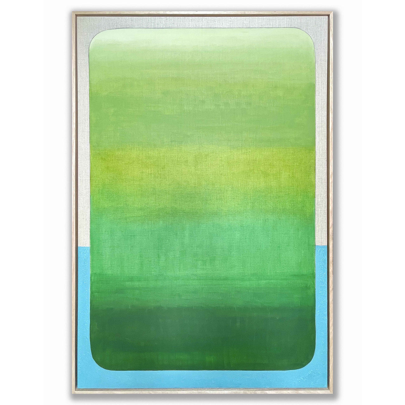 Green Ombre - Framed Giclee Print